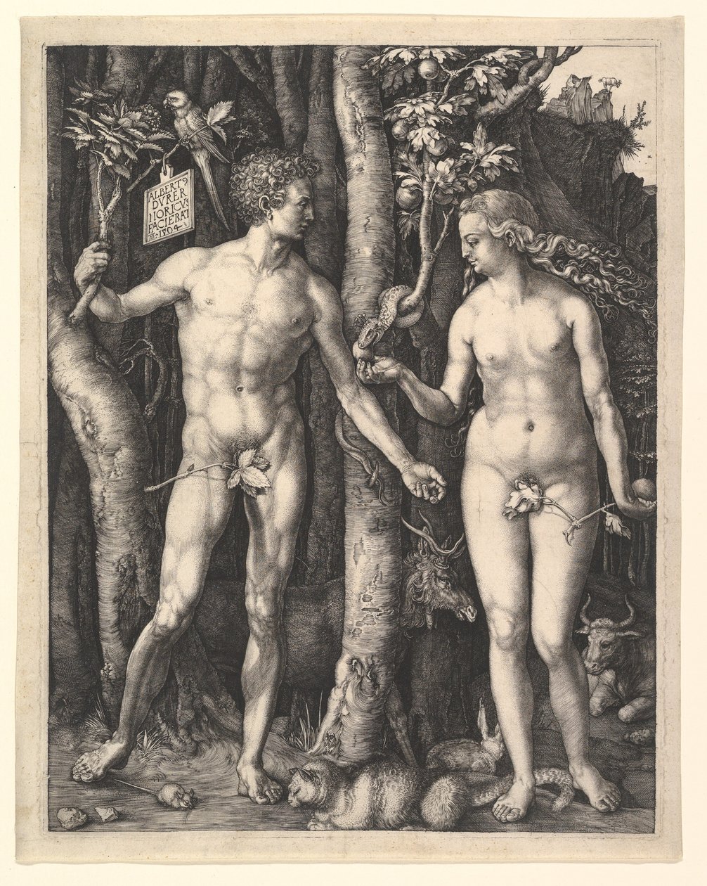 Adam und Eva von Albrecht Dürer