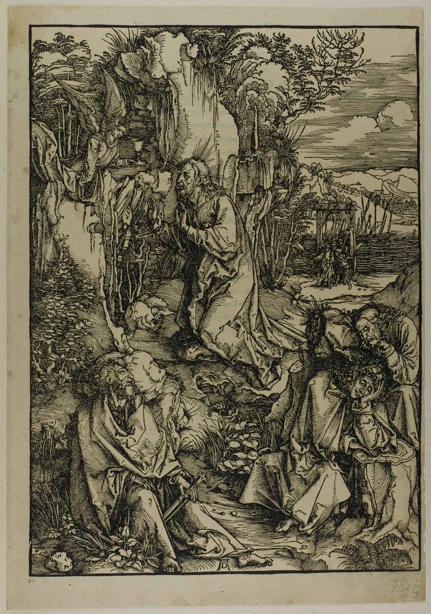 Agonie im Garten, aus Die große Passion von Albrecht Dürer