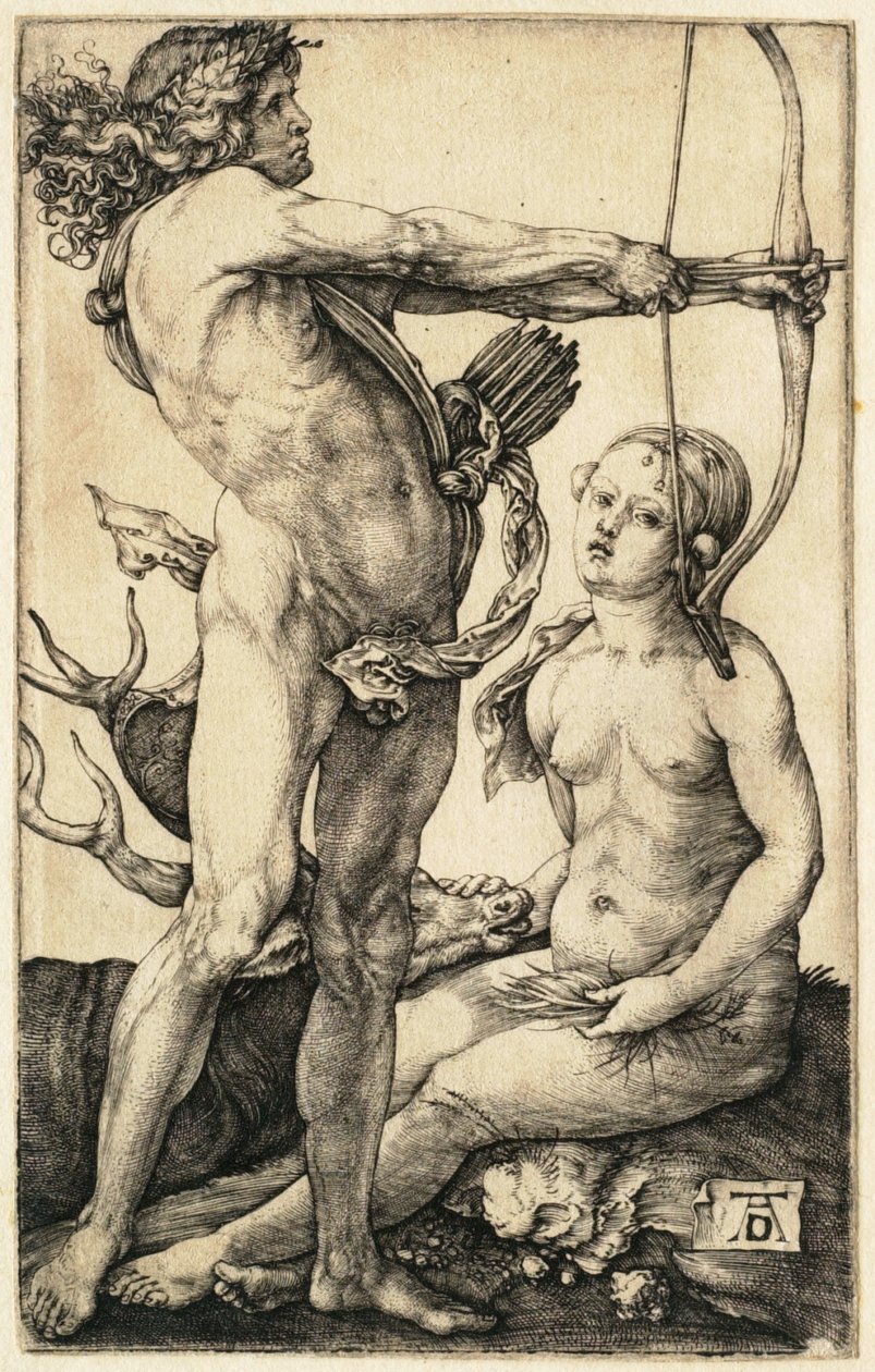 Apollo und Diana von Albrecht Dürer