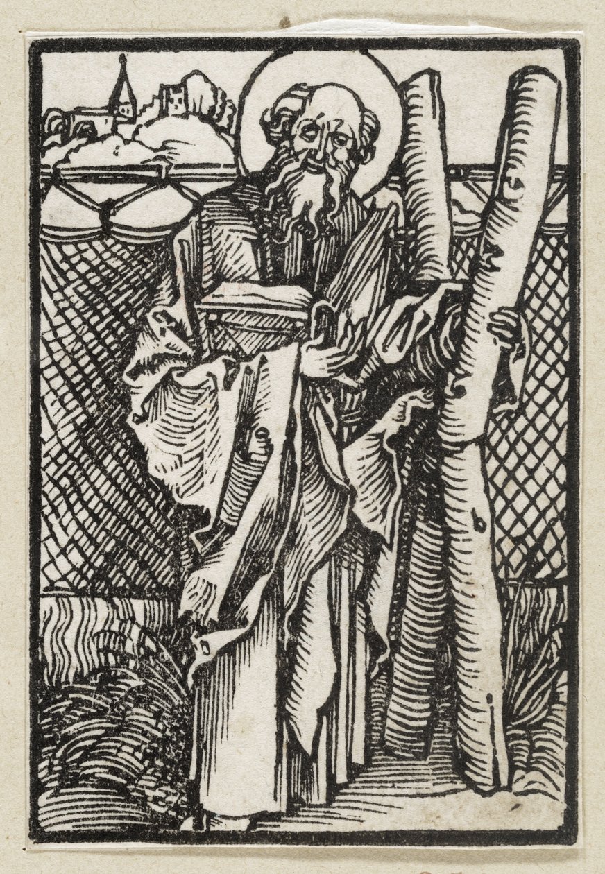 Apostel Andreas (63 religiöse Szenen) von Albrecht Dürer