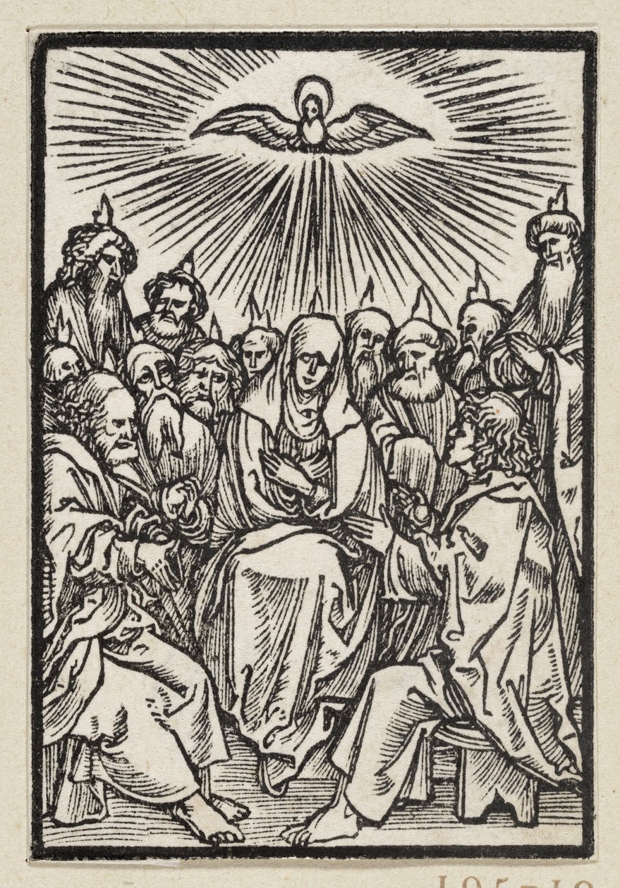 Ausgießung des Heiligen Geistes (63 religiöse Szenen) von Albrecht Dürer