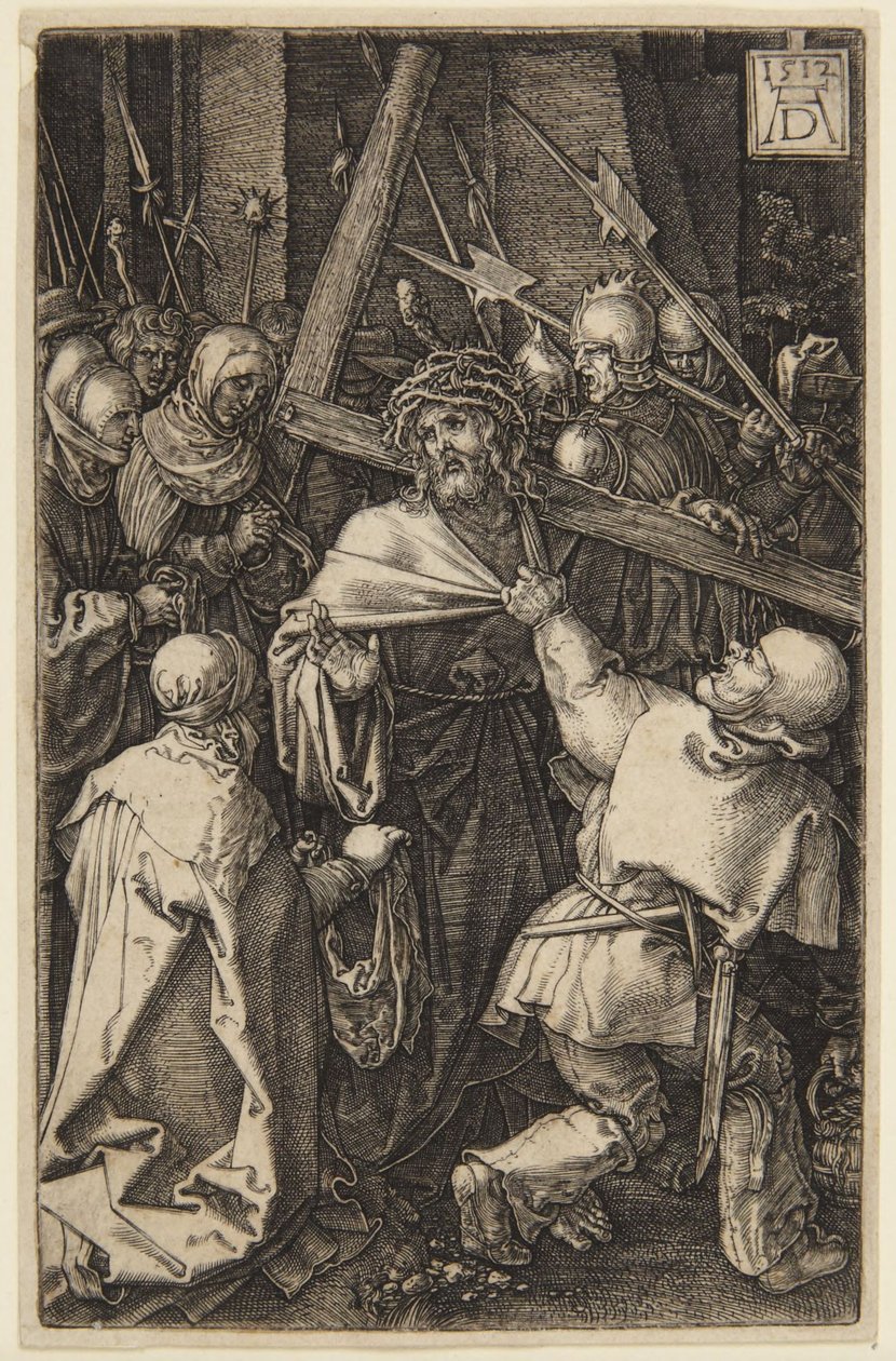 Kreuztragung (aus der Gravierten Passion) von Albrecht Dürer