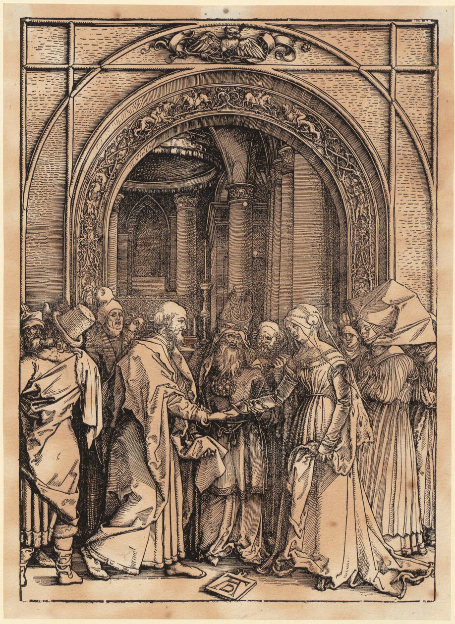 Beschneidung Christi, Blatt 11 der Folge "Das Marienleben" von Albrecht Dürer