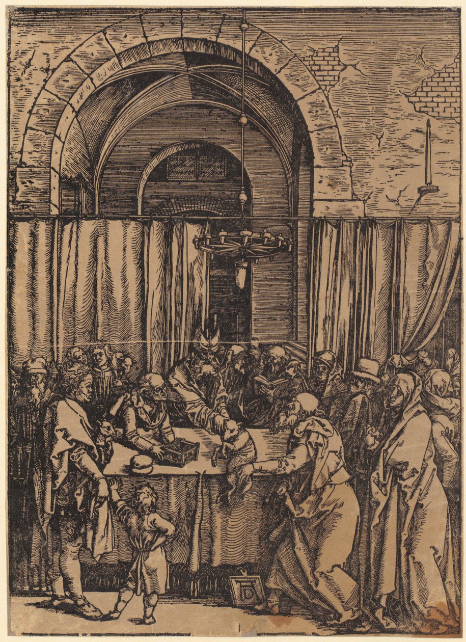 Beweinung Christi, Blatt 9 der Folge "Die Große Passion" von Albrecht Dürer