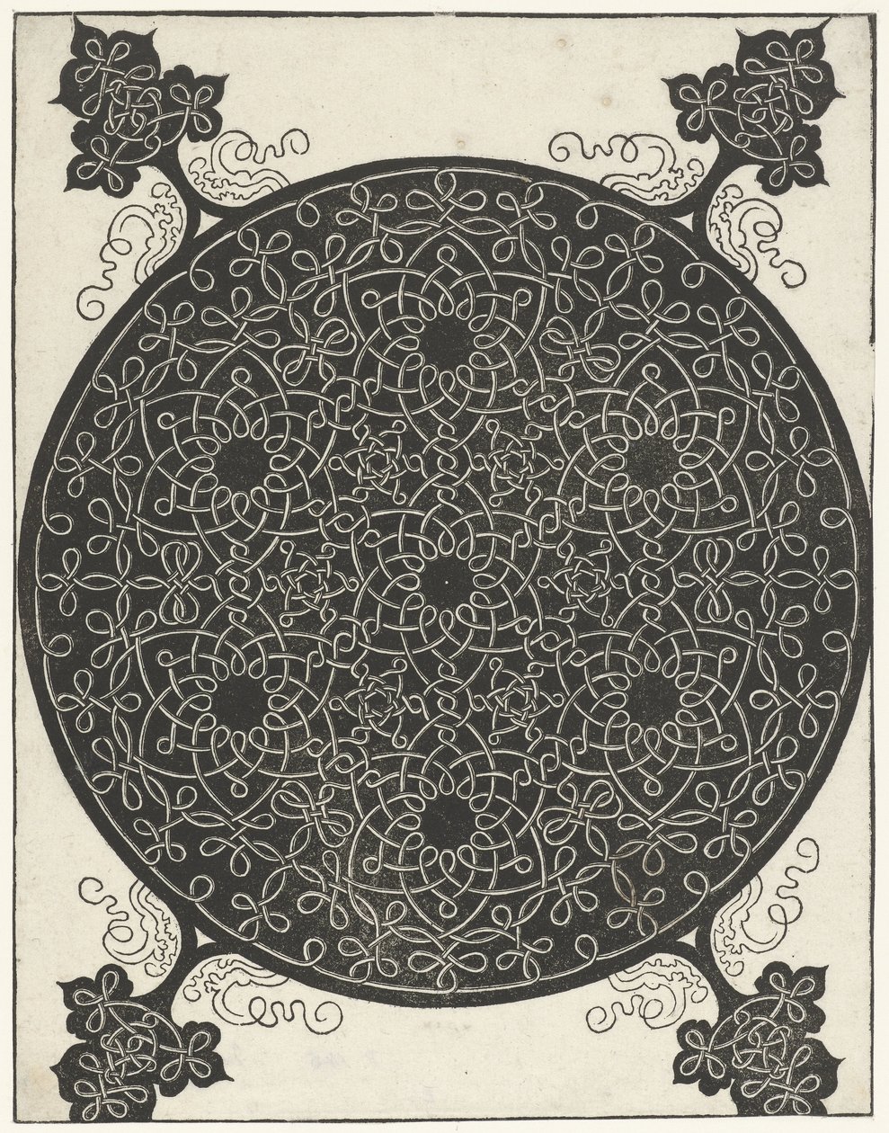 Stickmuster mit sieben blumenförmigen Motiven von Albrecht Dürer