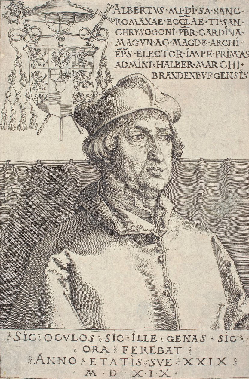Kardinal Albrecht von Brandenburg, 1519 von Albrecht Dürer