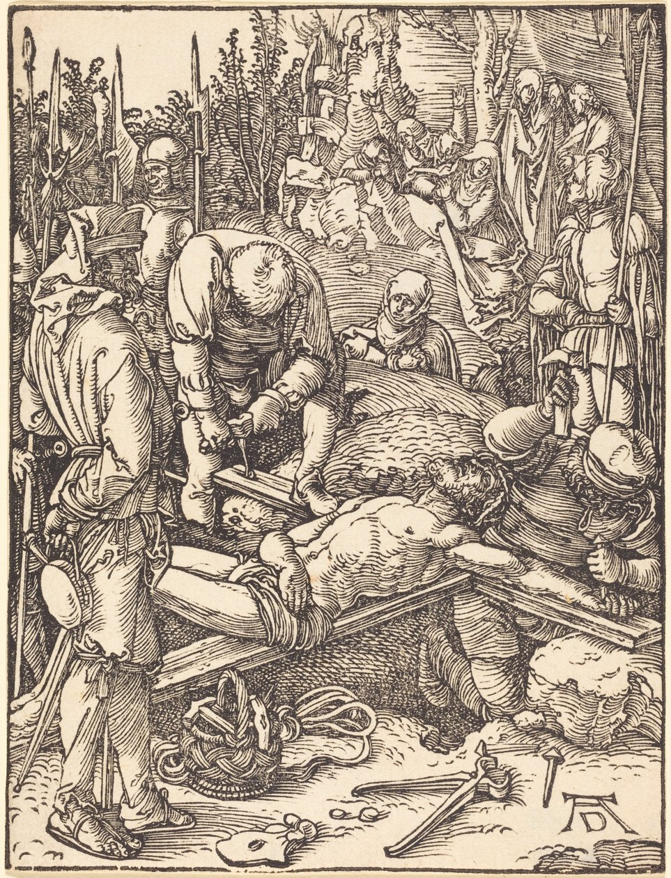 Christus ans Kreuz genagelt von Albrecht Dürer