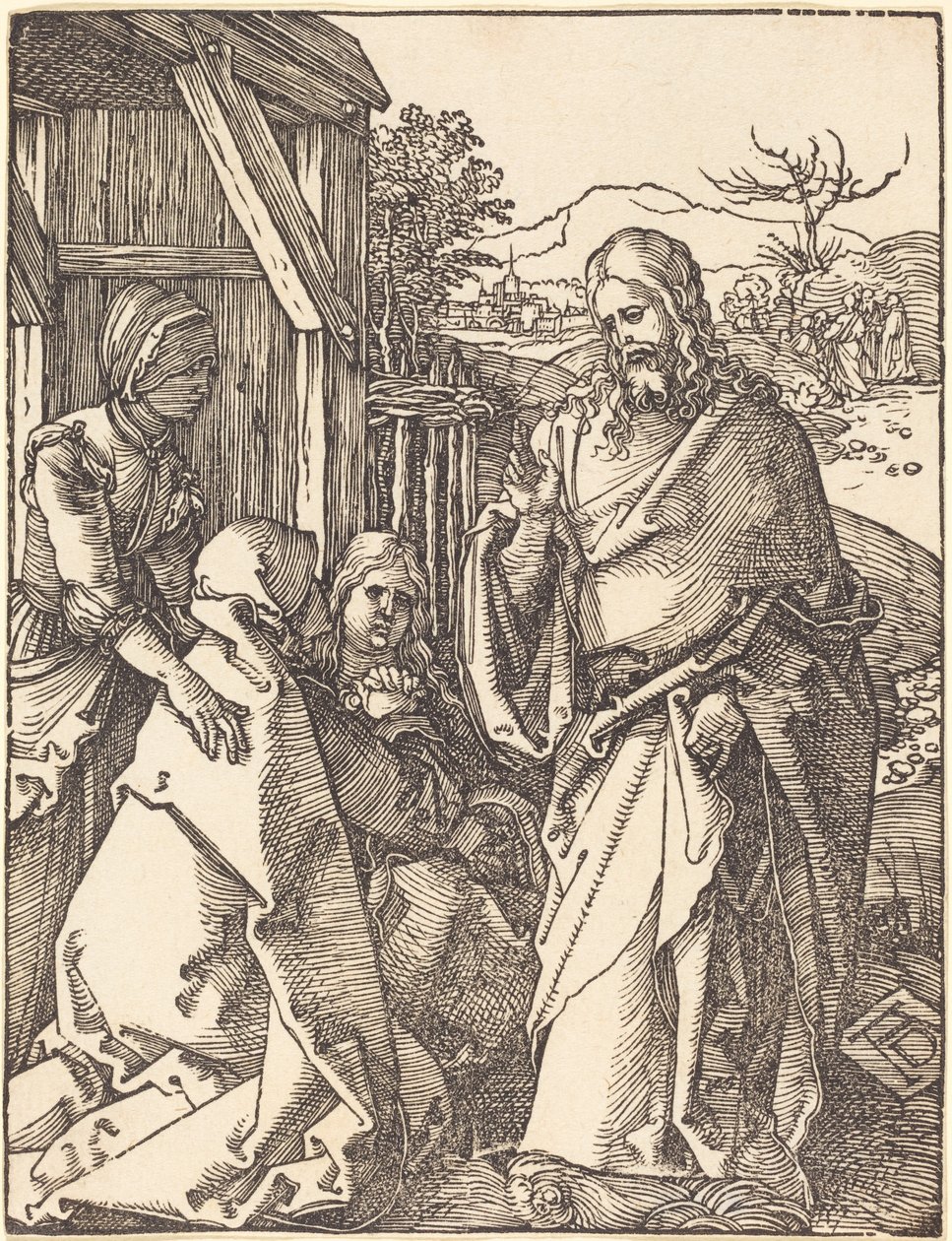 Christus nimmt Abschied von seiner Mutter von Albrecht Dürer