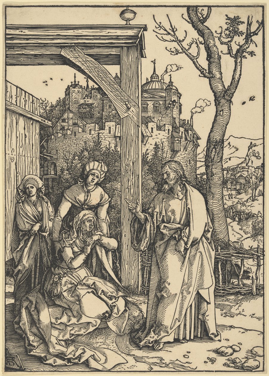 Christus nimmt Abschied von seiner Mutter, aus Das Leben der Jungfrau von Albrecht Dürer