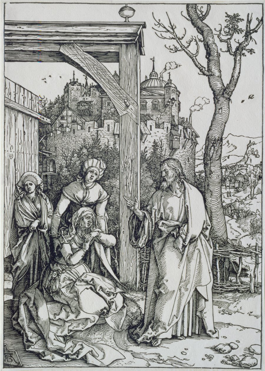 Christus nimmt Abschied von seiner Mutter von Albrecht Dürer