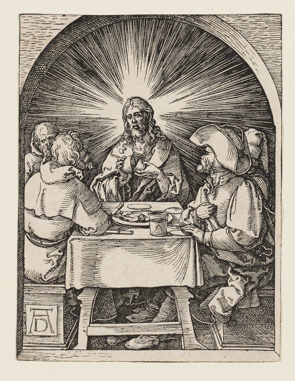 Christus in Emmaus von Albrecht Dürer
