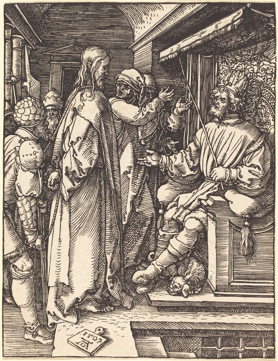 Christus vor Herodes von Albrecht Dürer