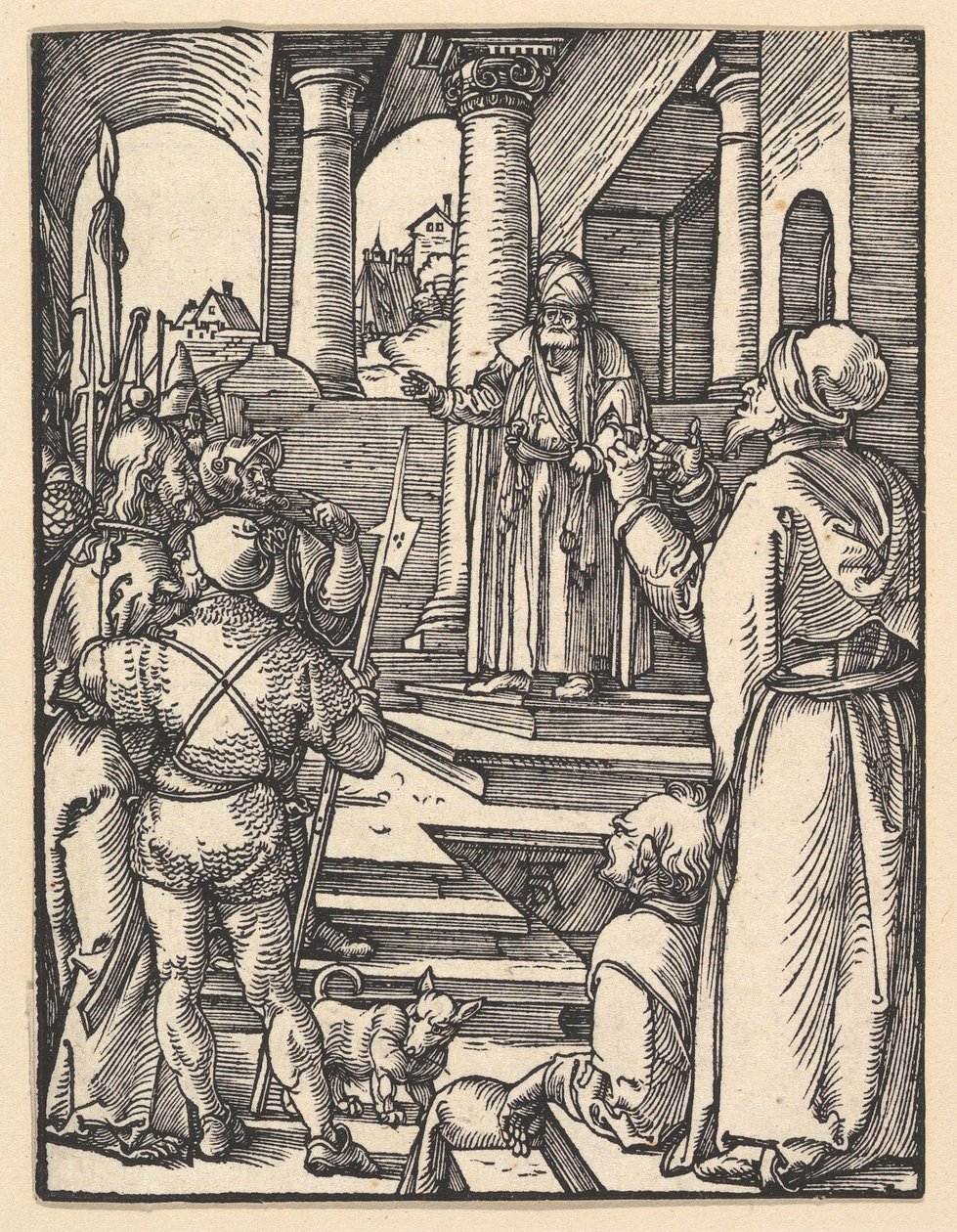 Christus vor Pilatus, aus "Die kleine Passion" von Albrecht Dürer
