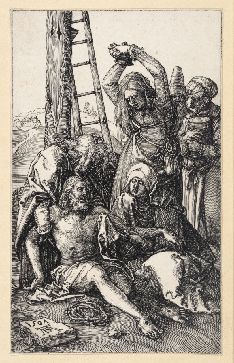 Christi Beweinung (Kupferstich-Passion) von Albrecht Dürer