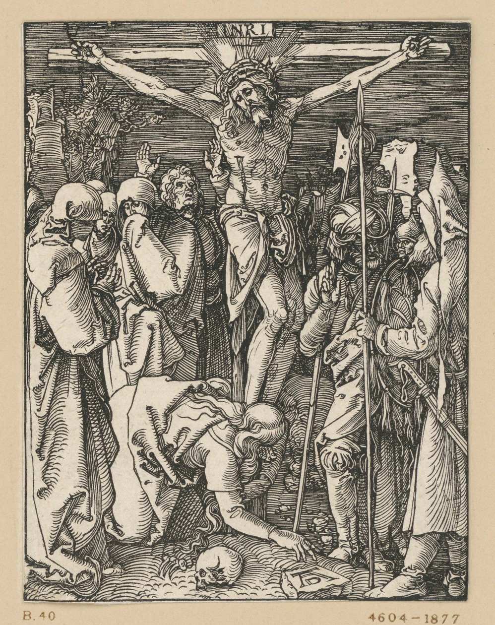 Christi Kreuzigung (Kleine Passion) von Albrecht Dürer