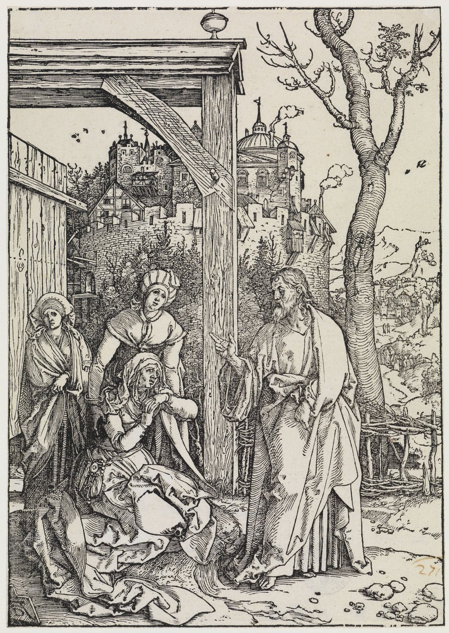 Christus nimmt Abschied von seiner Mutter von Albrecht Dürer