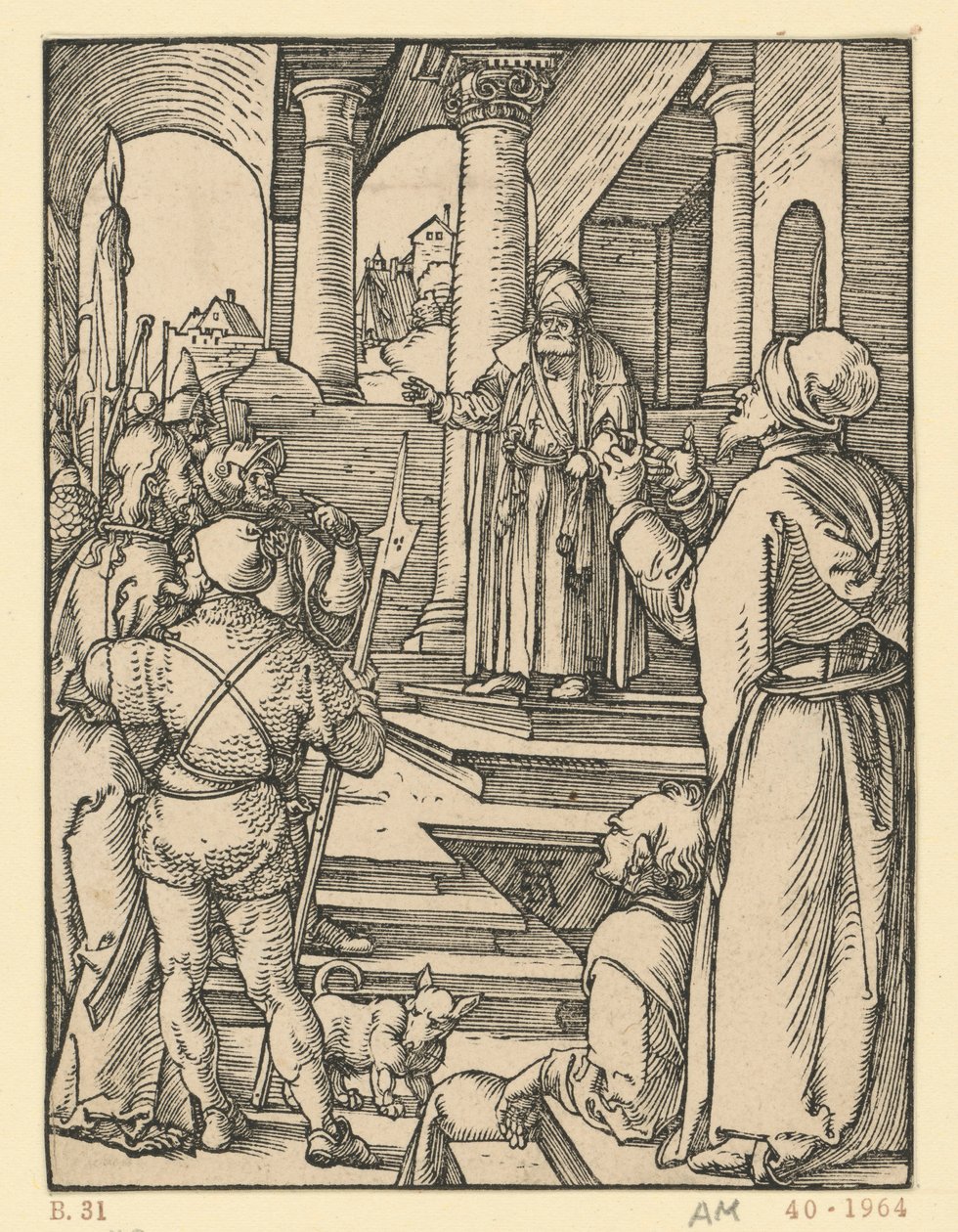 Christus vor Pilatus (Kleine Passion) von Albrecht Dürer