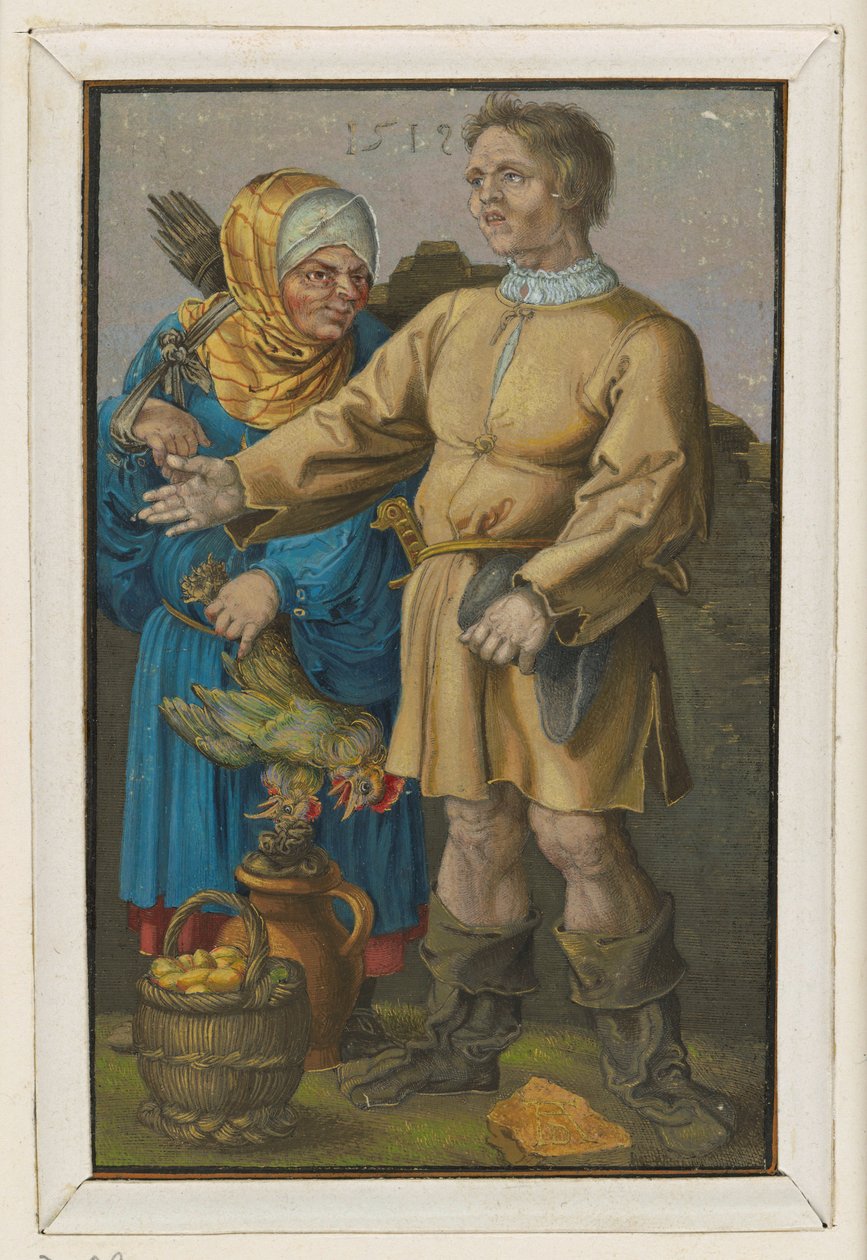Das Bauernpaar auf dem Markt von Albrecht Dürer