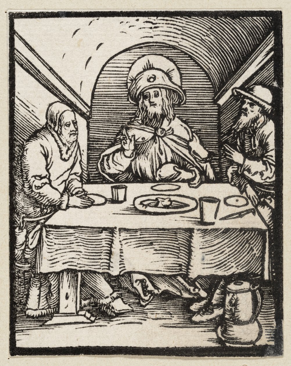 Das Emmaus-Mahl (43 religiöse Themen) von Albrecht Dürer