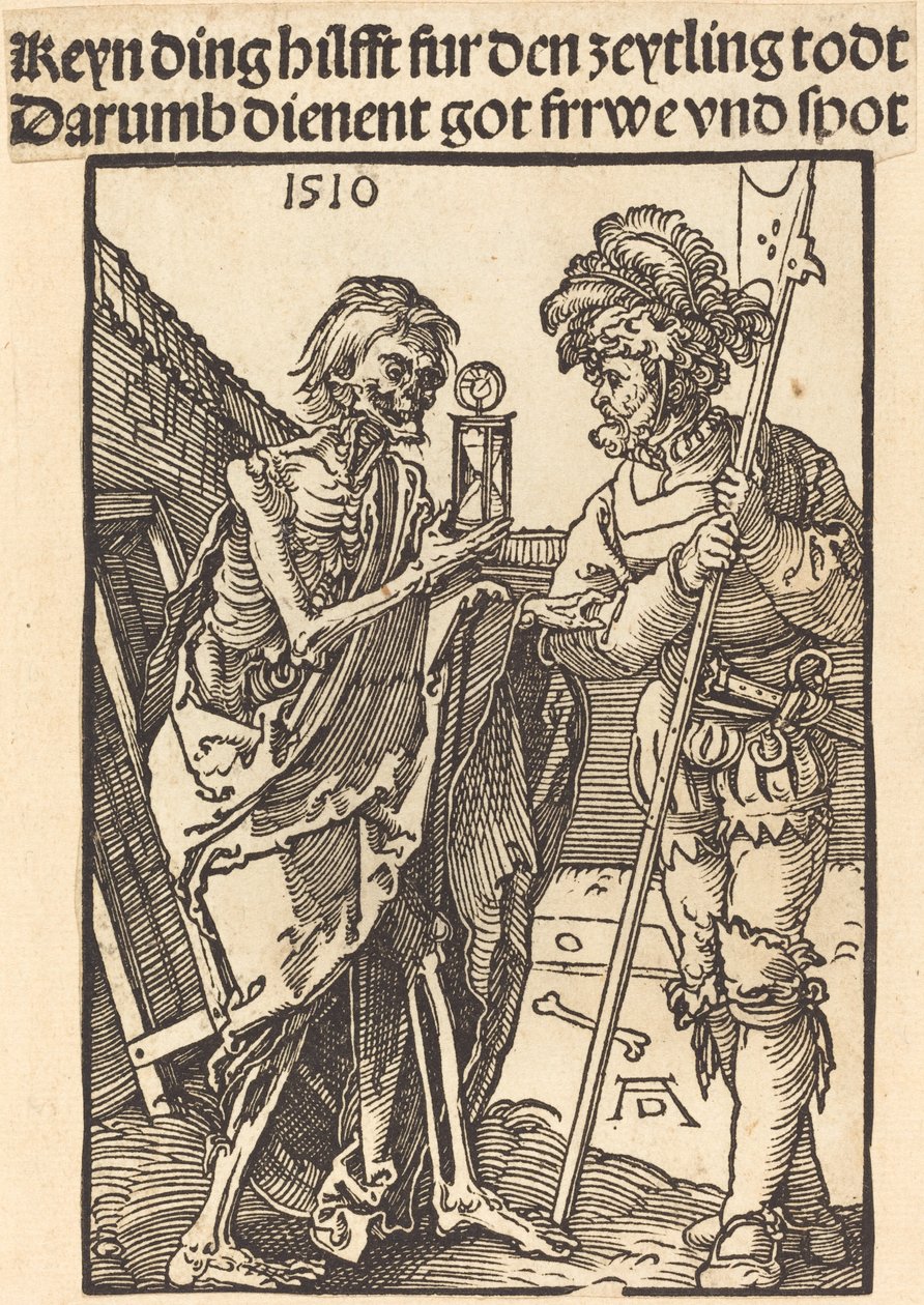 Der Tod und der Landsknecht, 1510 von Albrecht Dürer