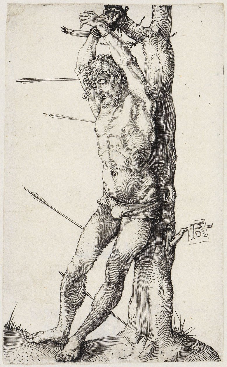 Der heilige Sebastian am Baum von Albrecht Dürer