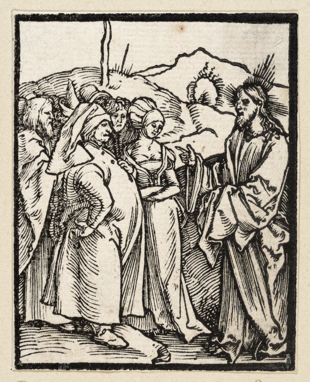 Die Sünder kommen zu Christus (43 religiöse Themen) von Albrecht Dürer