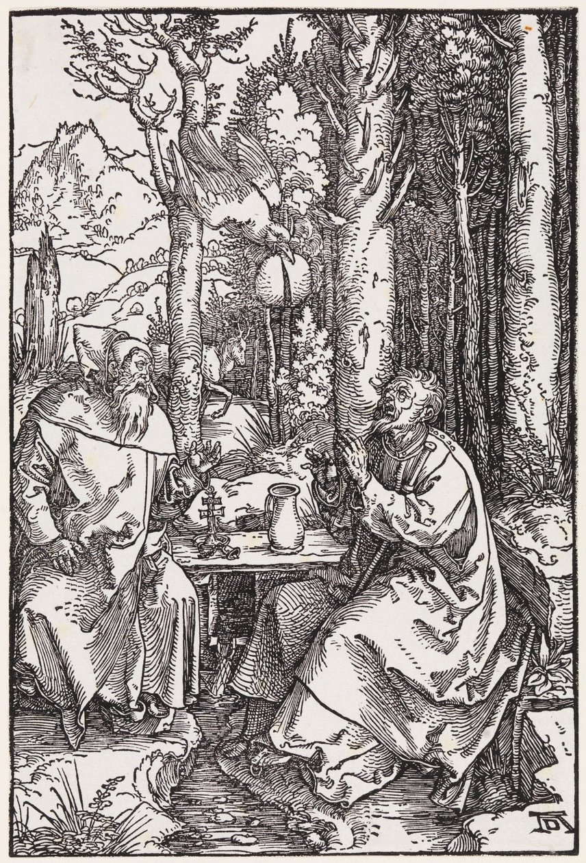 Die heiligen Einsiedler Antonius und Paulus von Albrecht Dürer