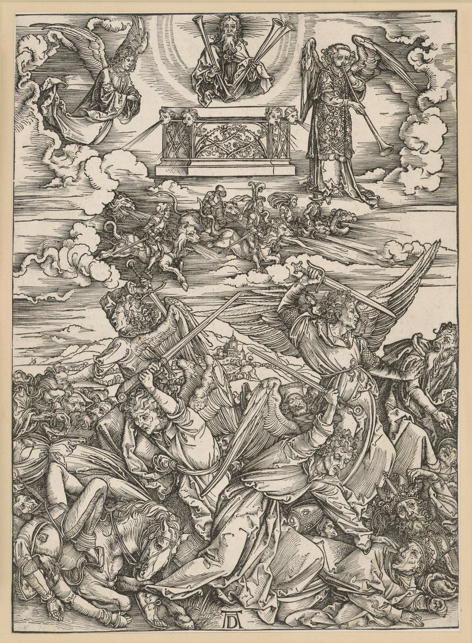 Die vier Racheengel (Apokalypse) von Albrecht Dürer