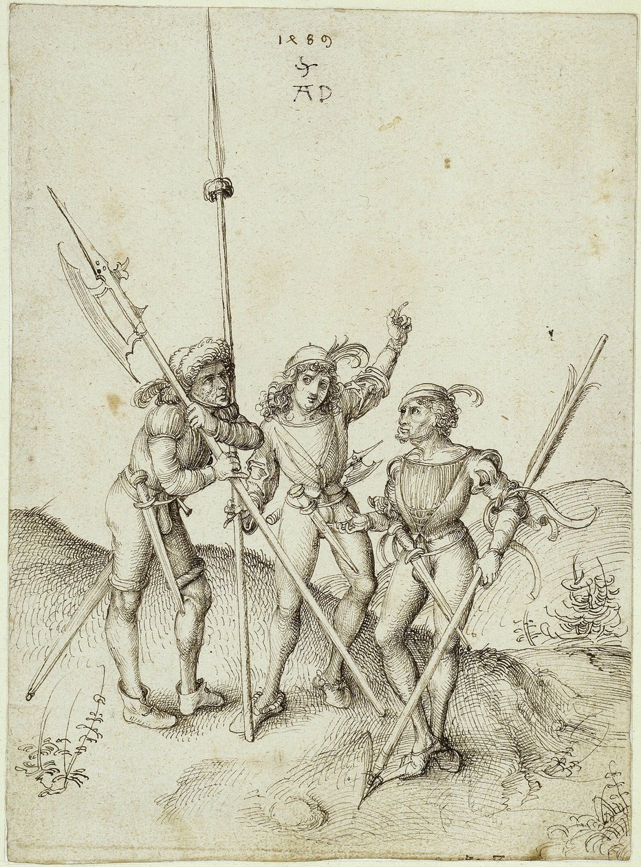 Drei Landsknechte von Albrecht Dürer