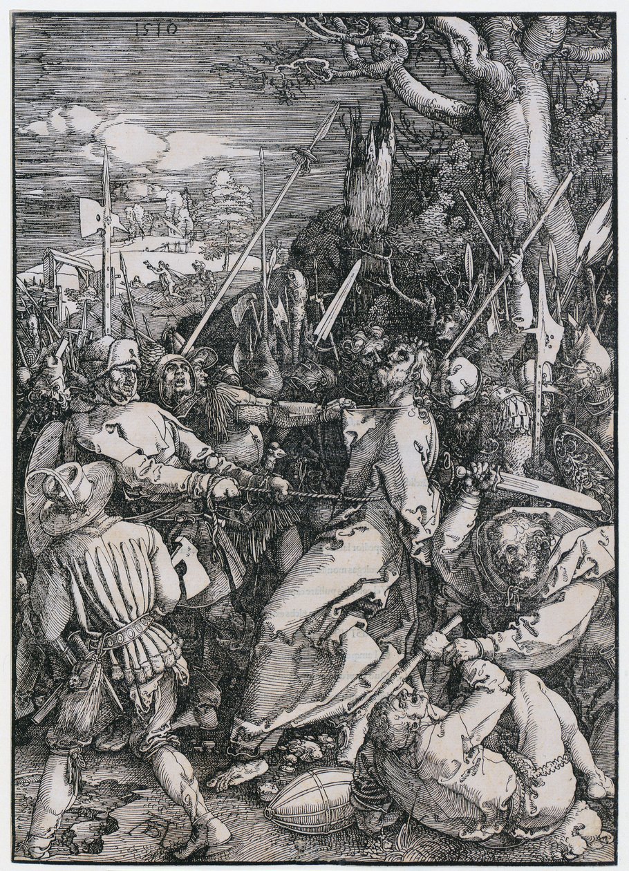 Gefangennahme Christi, Blatt 4 der Folge "Die Große Passion" von Albrecht Dürer