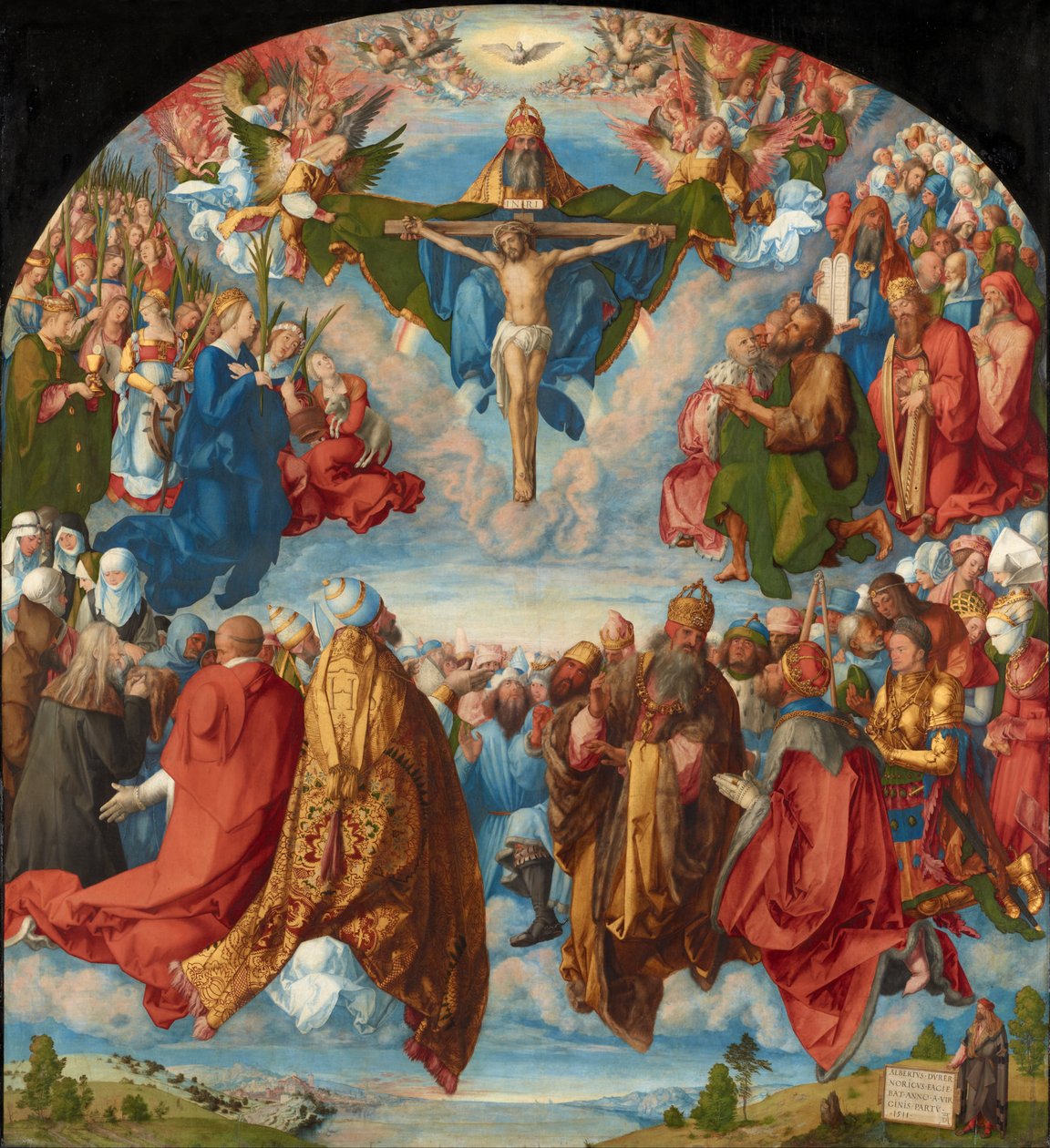 Allerheiligenbild (Landauer Altar) von Albrecht Dürer