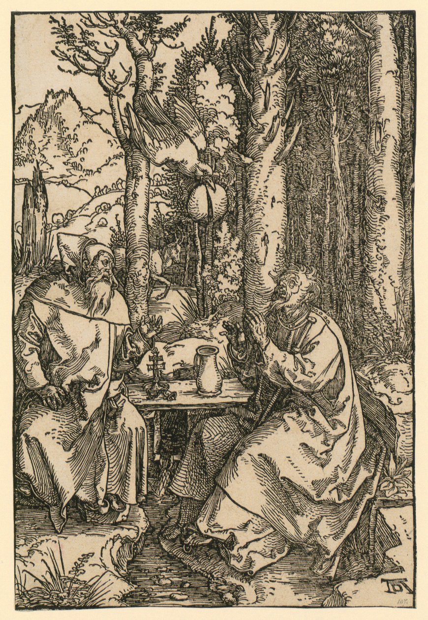 Heilige Einsiedler Antonius und Paulus von Albrecht Dürer