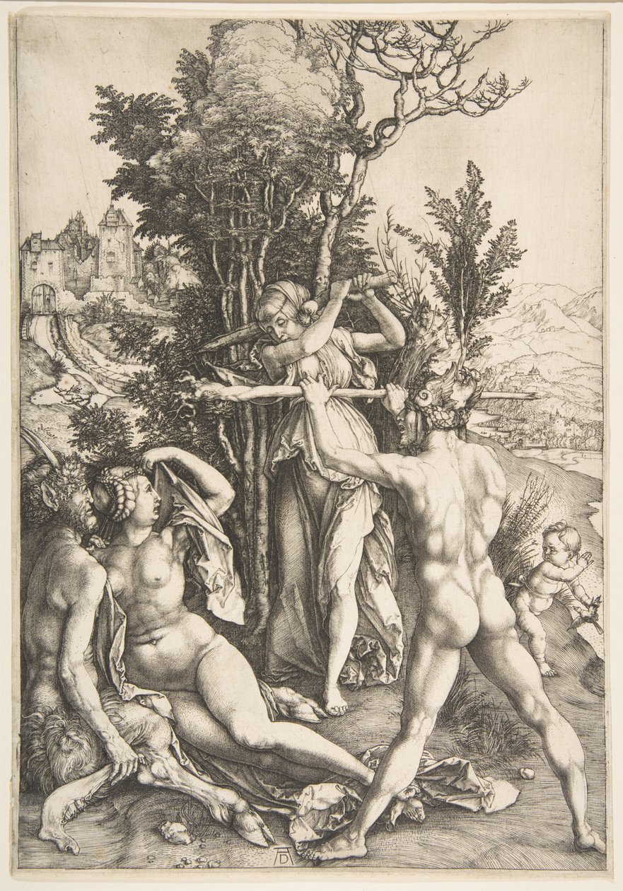 Herkules am Scheideweg von Albrecht Dürer