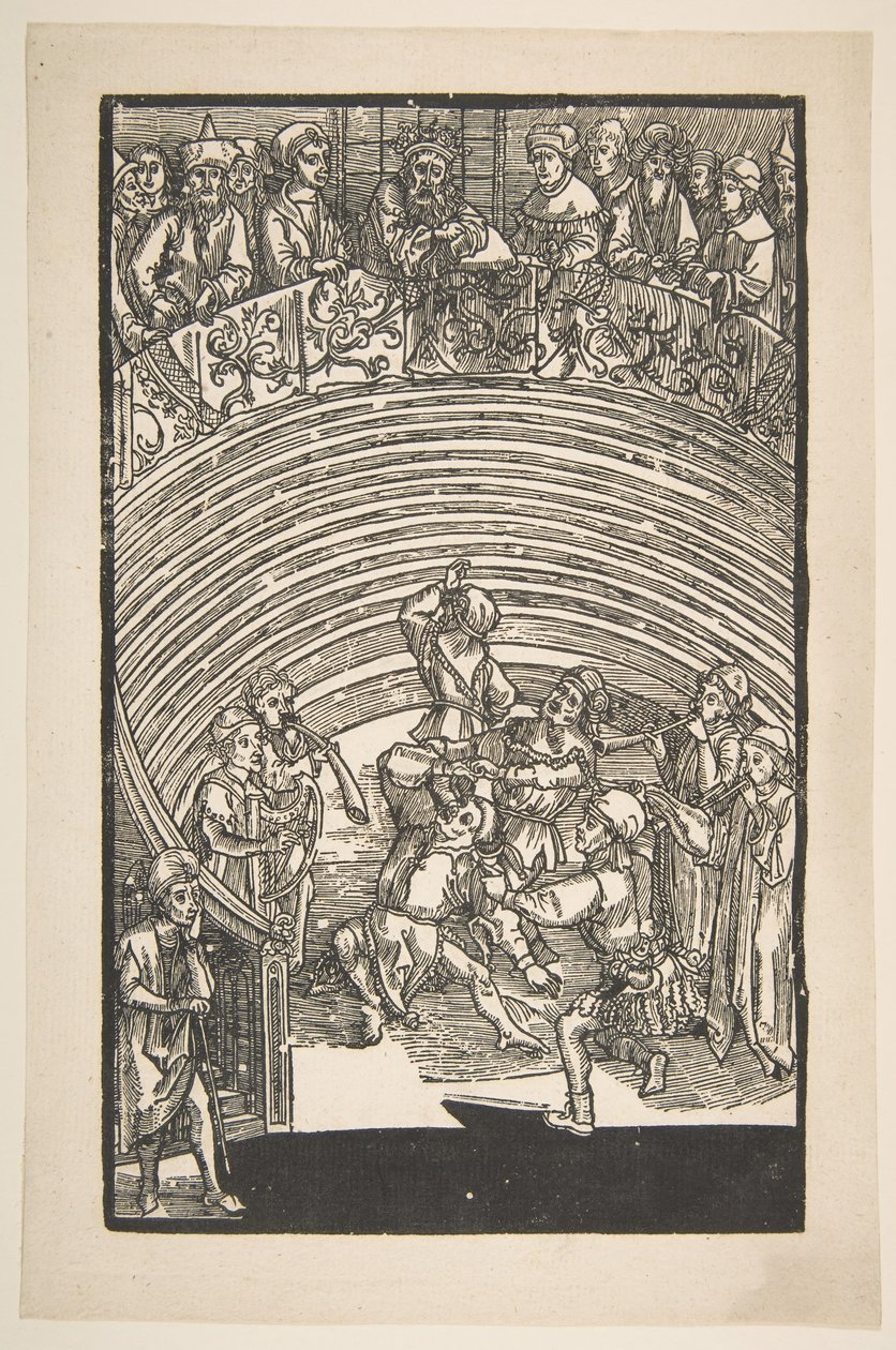 Illustration aus Die Komödie des Terenz, Nachdruck aus dem 19. Jahrhundert von Albrecht Dürer