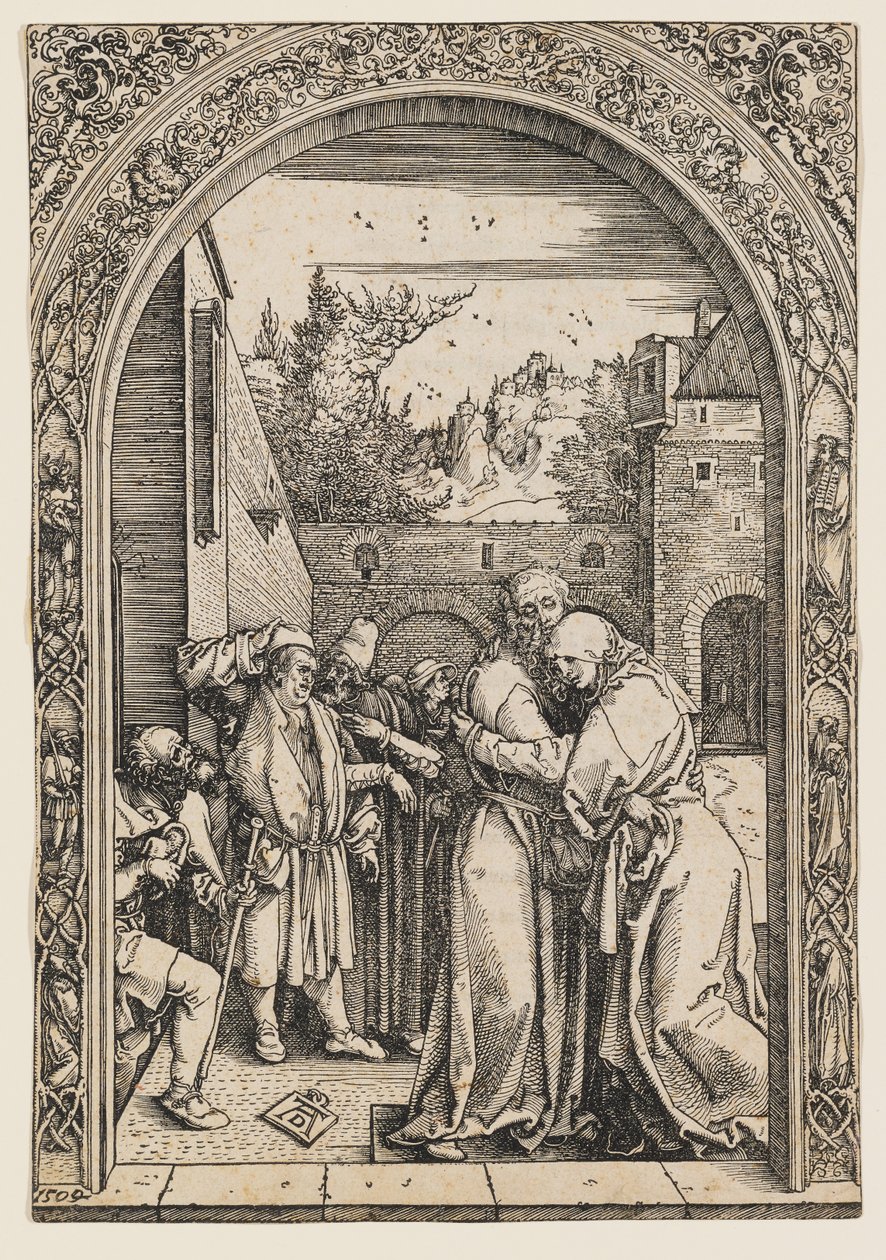 Joachim und Anna am Goldenen Tor von Albrecht Dürer