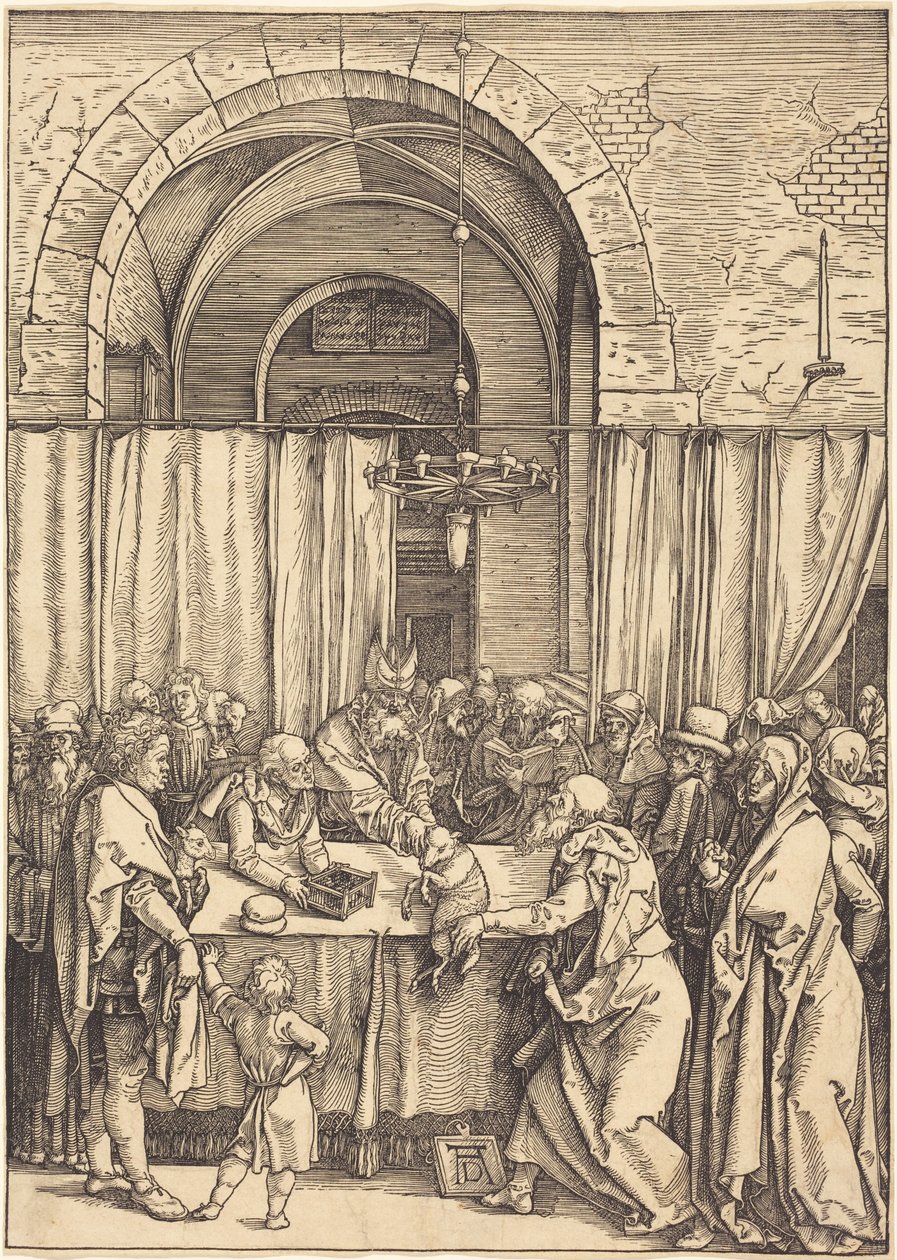 Joachims Opfer wird abgelehnt von Albrecht Dürer