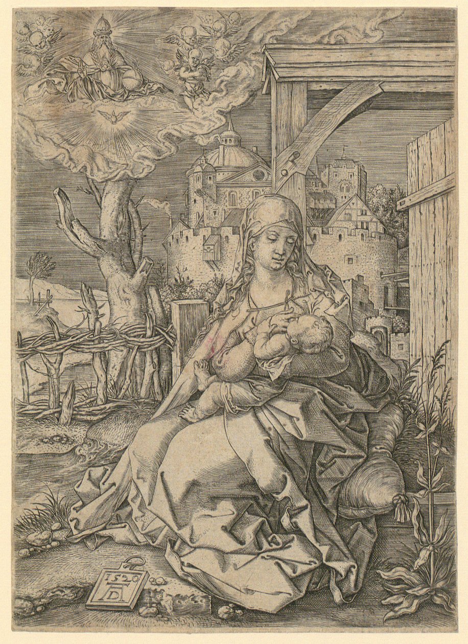 Jungfrau mit Kind von Albrecht Dürer