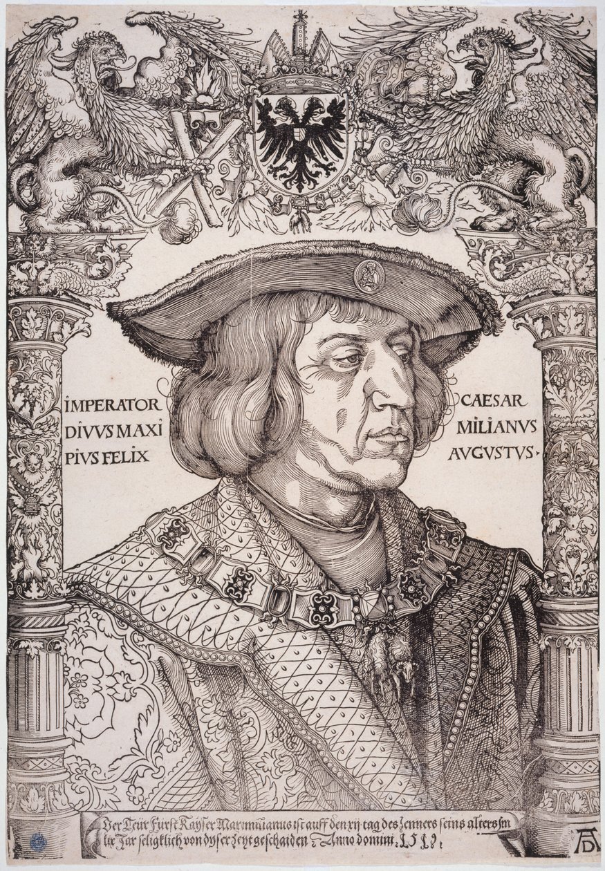 Der Kaiser Maximilian I. (Bartsch 153) von Albrecht Dürer