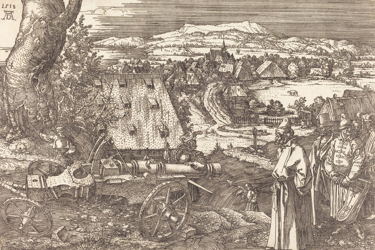 Landschaft mit der Kanone, 1518 von Albrecht Dürer