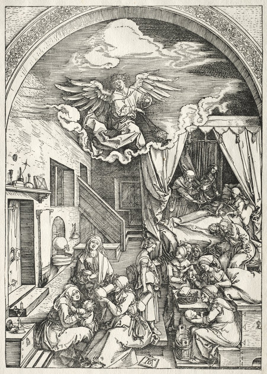 Leben der Jungfrau: Geburt der Jungfrau von Albrecht Dürer