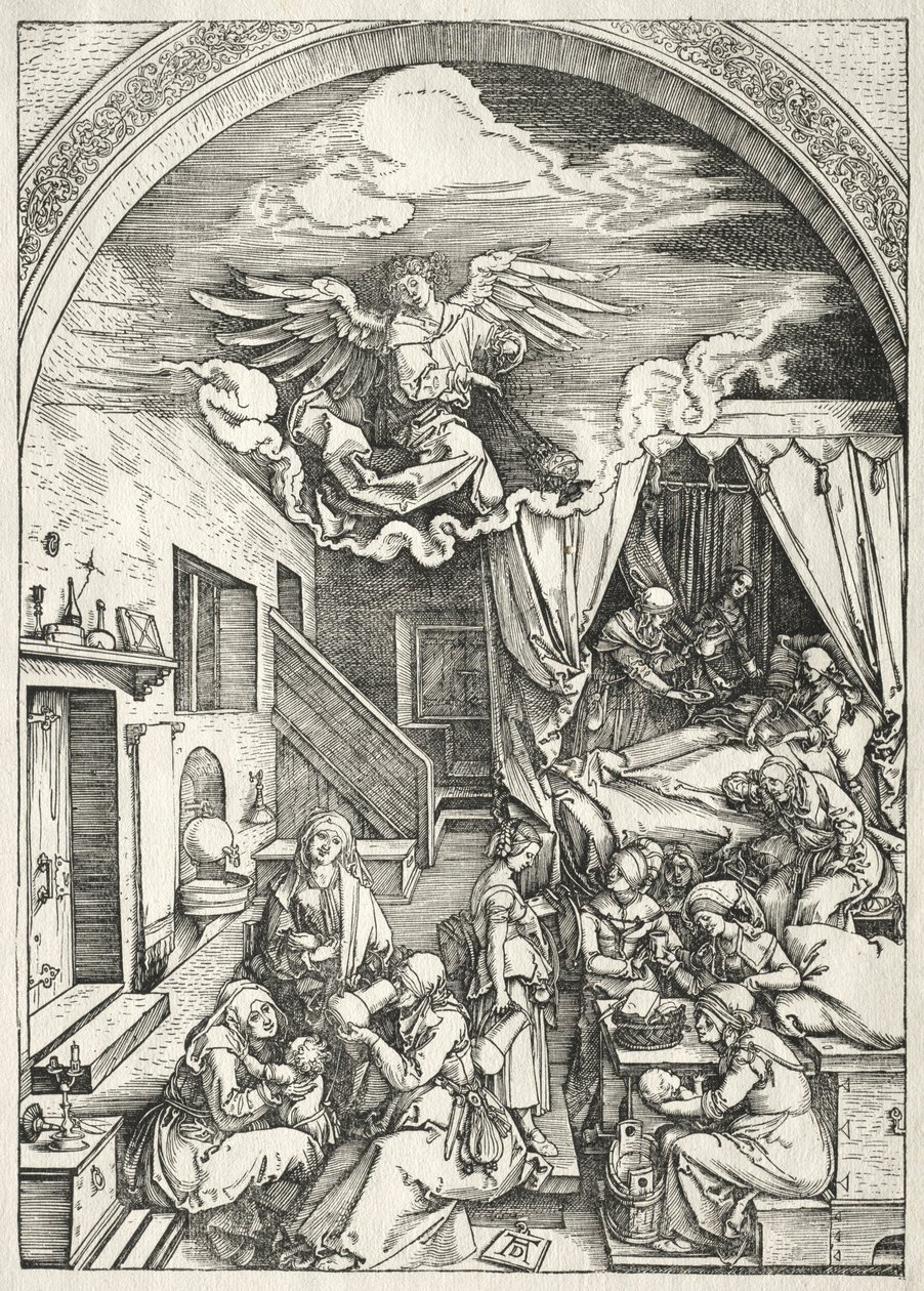 Leben der Jungfrau: Geburt der Jungfrau von Albrecht Dürer