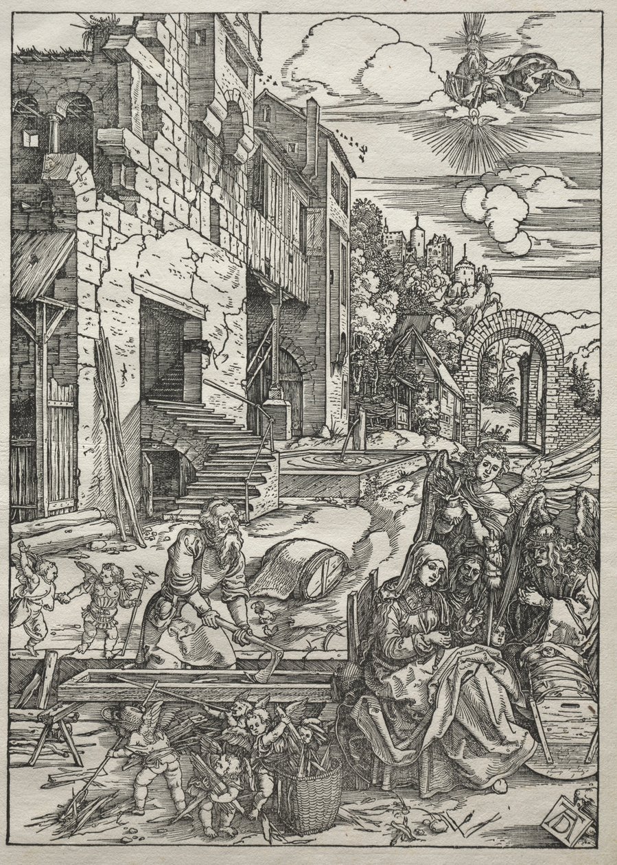 Leben der Jungfrau: Die Rast in Ägypten, 1504-1505 von Albrecht Dürer
