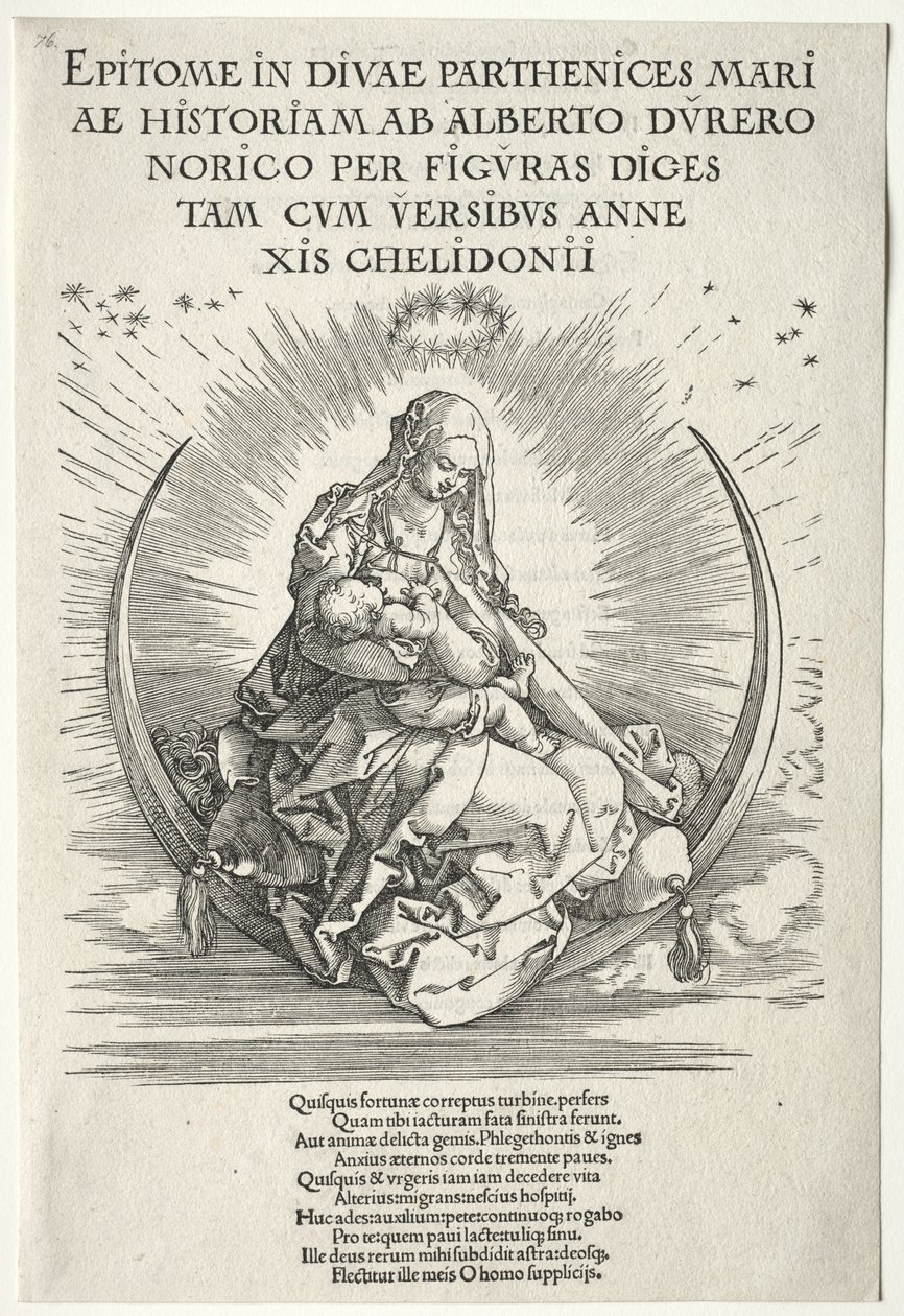 Leben der Jungfrau: Titelseite von Albrecht Dürer