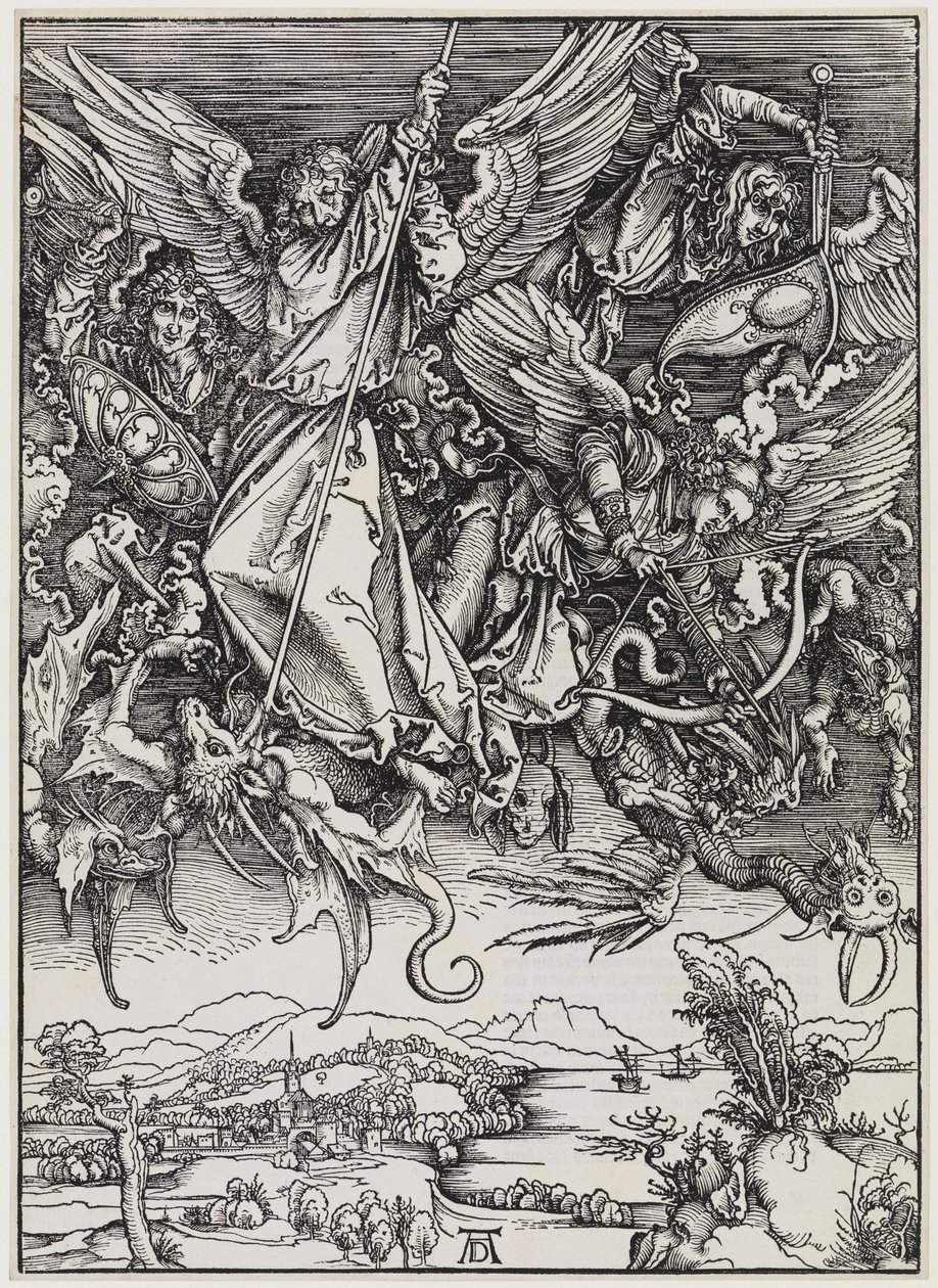 Michaels Kampf mit dem Drachen von Albrecht Dürer