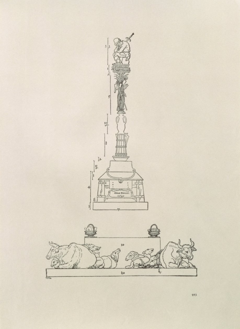 Denkmal zur Erinnerung an den Sieg über die Bauern, aus dem 