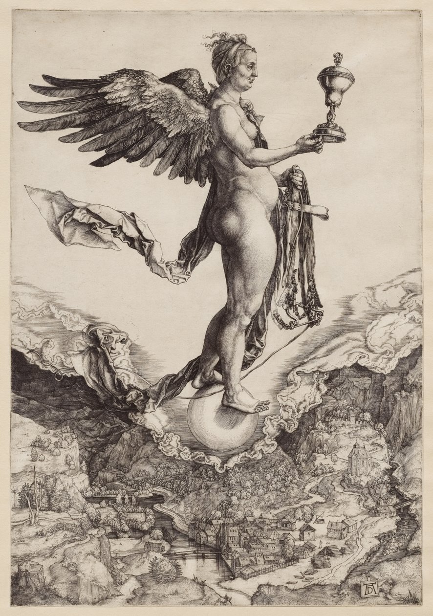 Nemesis (Das große Glück) von Albrecht Dürer