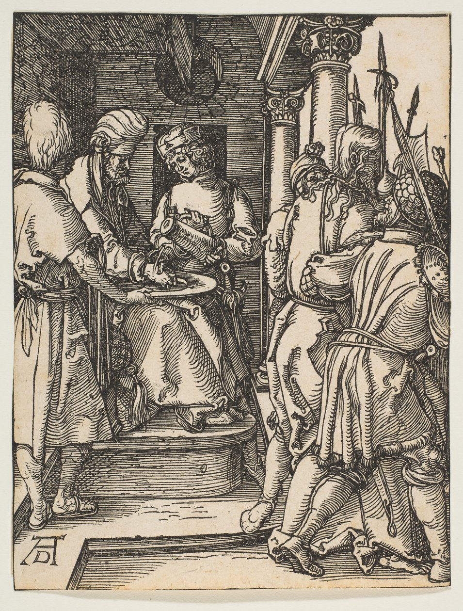 Pilatus wäscht seine Hände, aus Die Kleine Passion, ca. 1509 von Albrecht Dürer