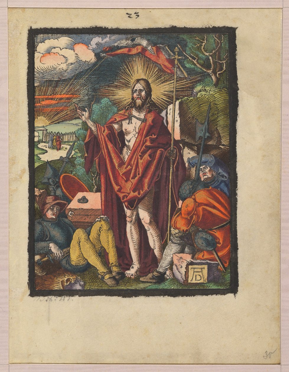 Auferstehung, aus "Die kleine Holzschnittpassion" von Albrecht Dürer