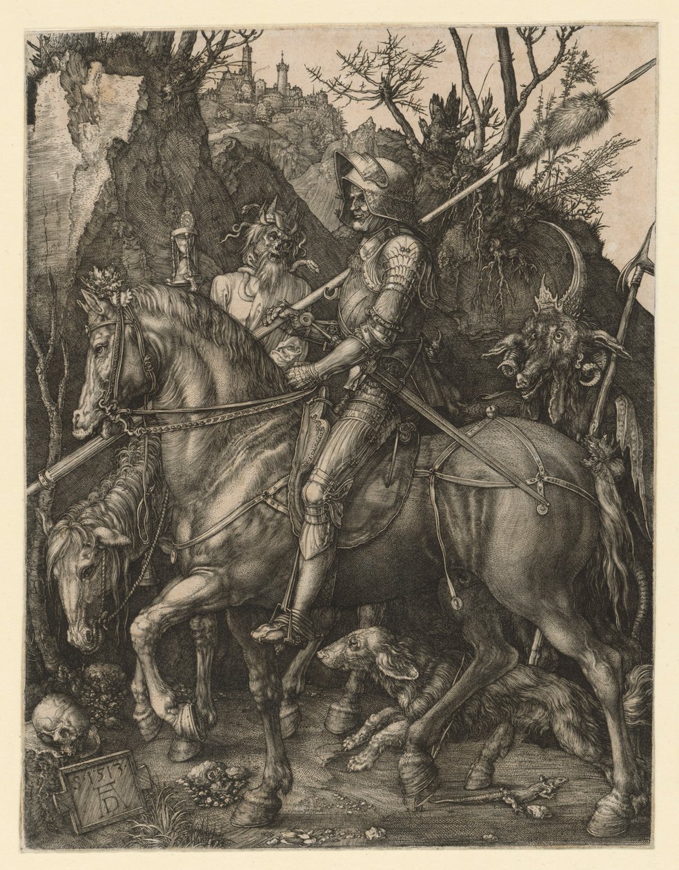 Ritter, Tod und Teufel von Albrecht Dürer