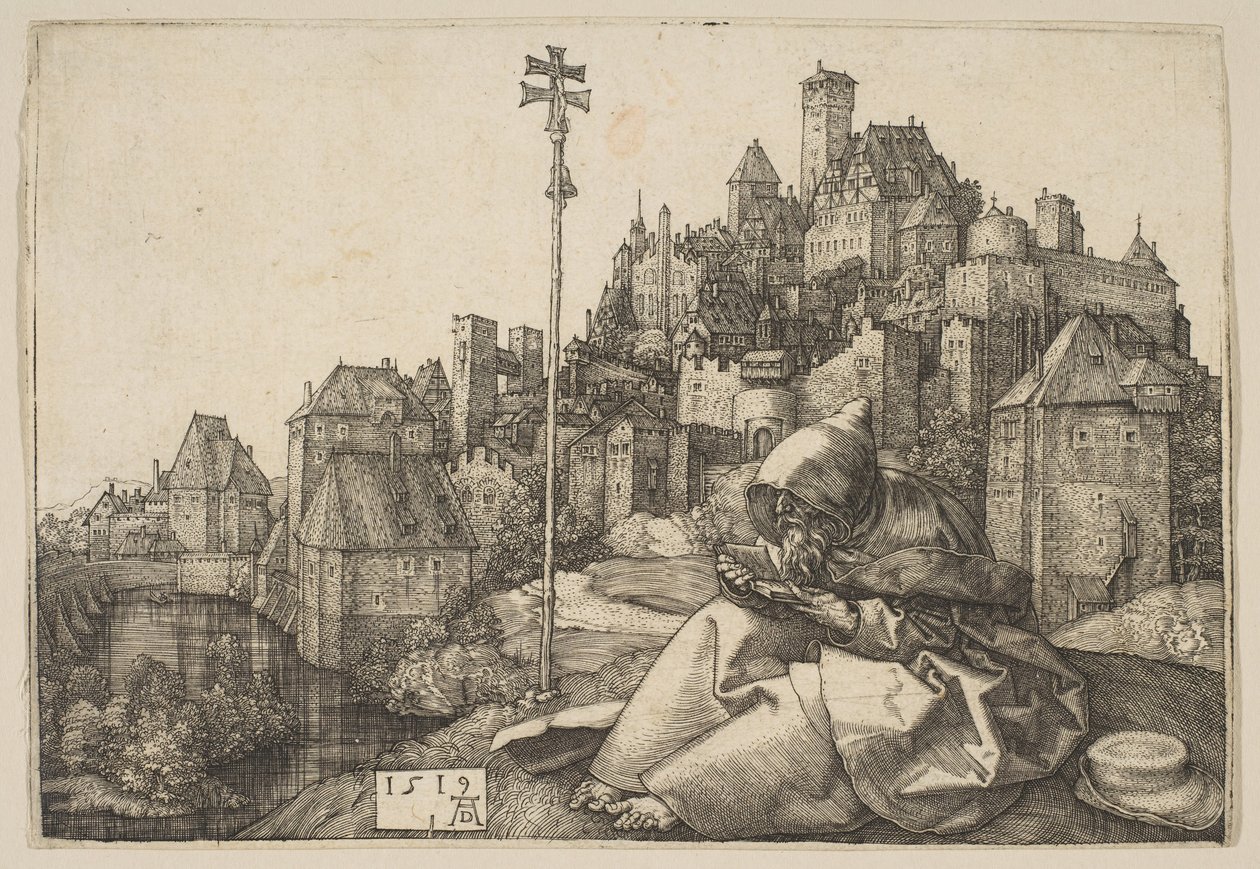 Der heilige Antonius liest, 1519 von Albrecht Dürer